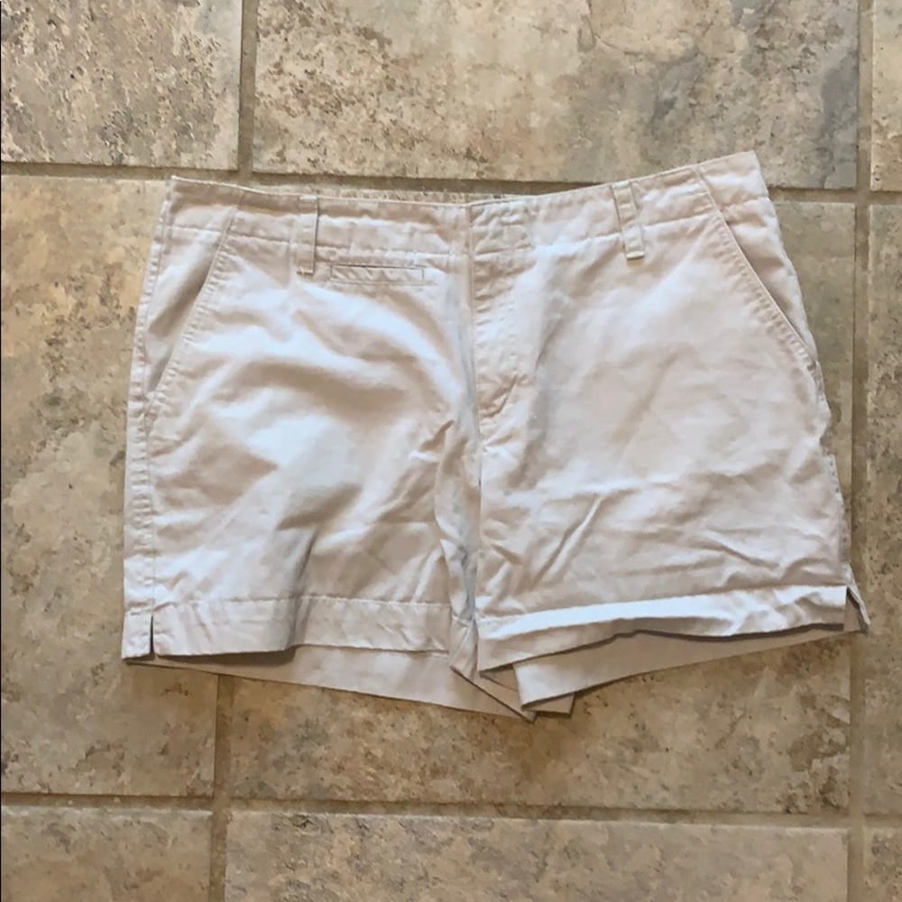 Cream shorts